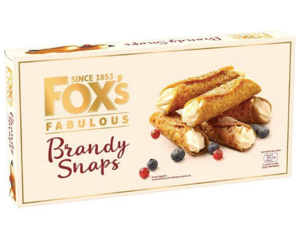 Fox's Brandysnap Carton 100g