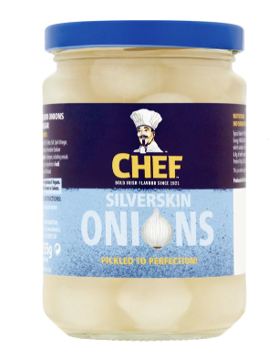 Chef Silverskins Onions 355g