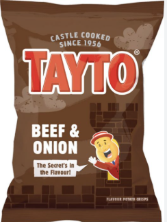 Tayto NI Beef & Onion Crisps 32.5g