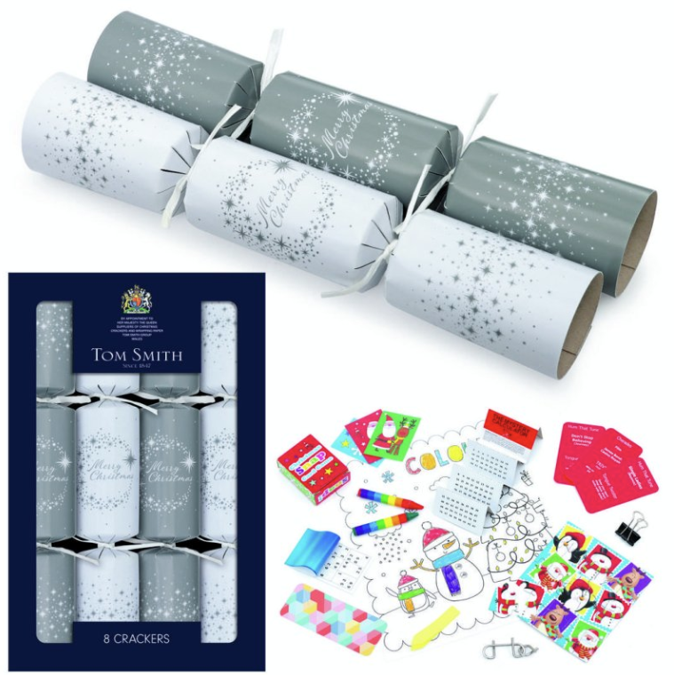 Tom Smith's Silver Family Crackers 8x12.5"