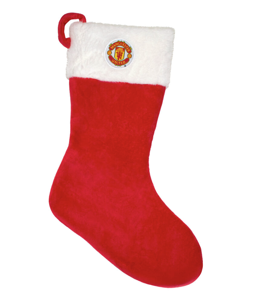 MANCHESTER UNITED – FLUFFY TEAM CREST STOCKING