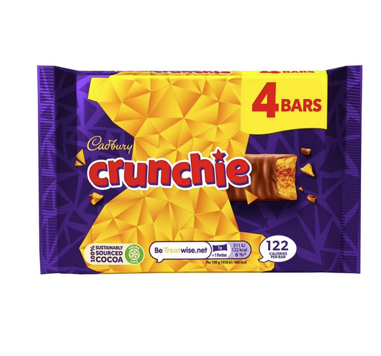 Crunchie 4 Pack 104.4g