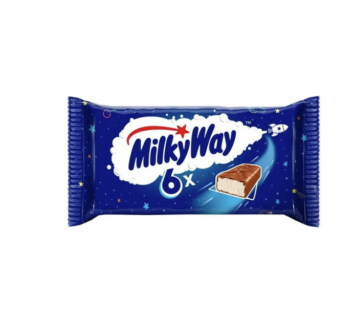 Milky Way Chocolate Bar 6 Pack 129g