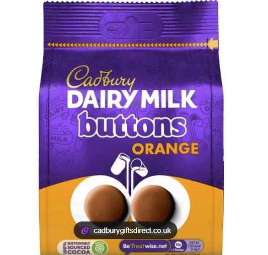 Cadbury Orange Buttons 85g