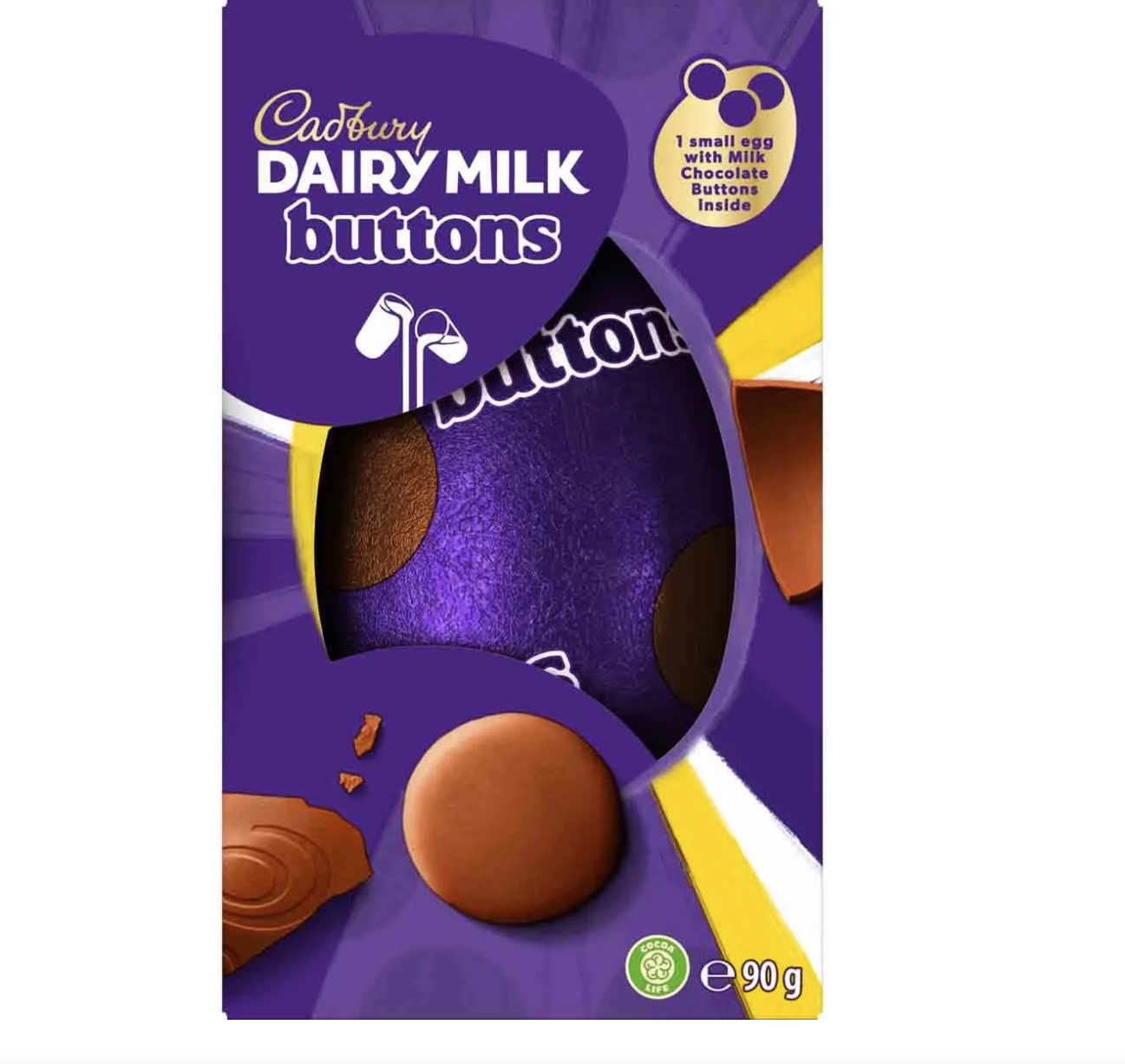 Cadbury Dairy Milk Buttons Egg 90g
