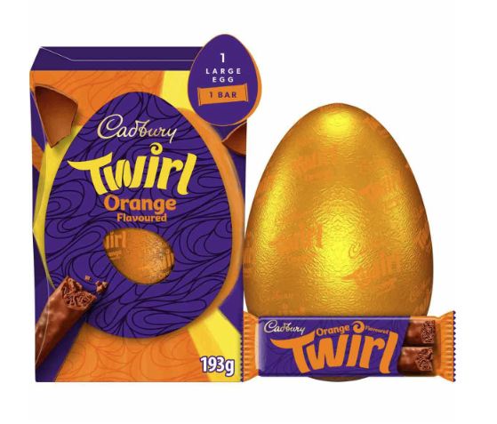 Cadbury Twirl Orange Egg 193g