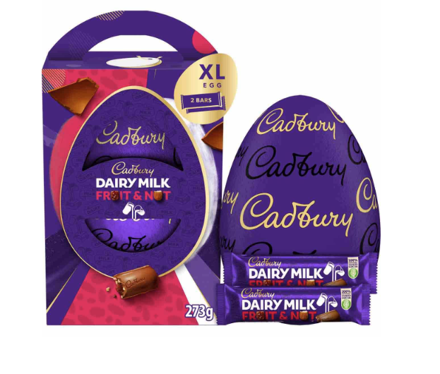 Cadbury Dairy Milk Fruit & Nut XL Egg 273g