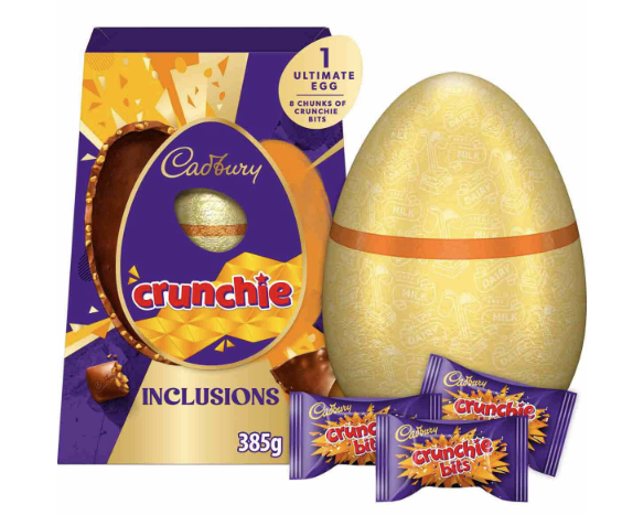 Cadbury Crunchie Inclusions Ultimate Egg 385g
