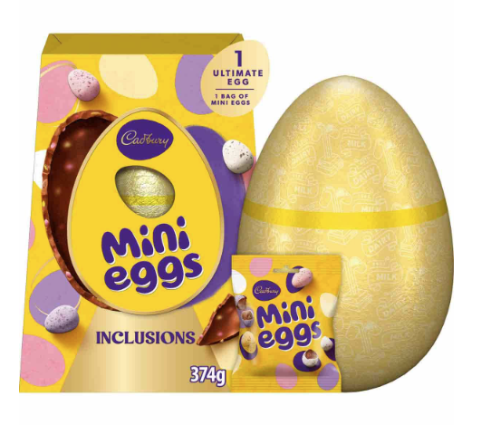 Cadbury Mini Egg Ultimate Inclusions Egg 374g