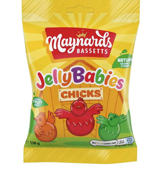Maynards Bassetts Jelly Babies Chicks 130g