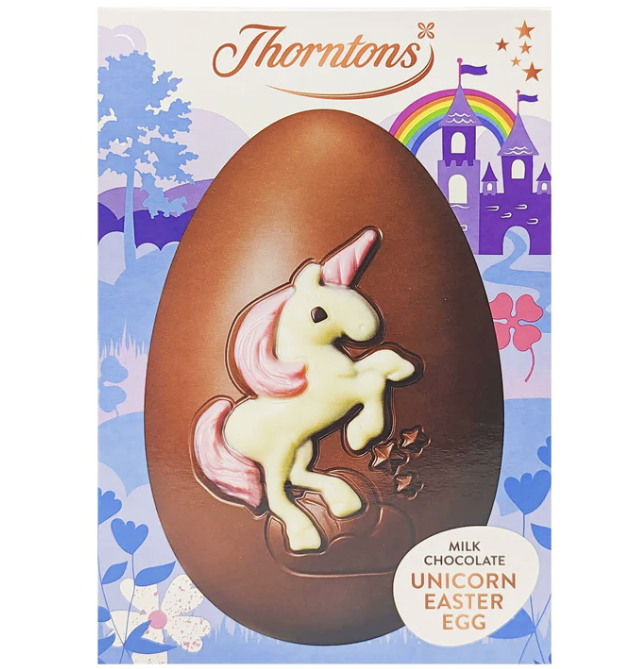Thorntons Easter Egg Milk Chocolate Unicorn 151g
