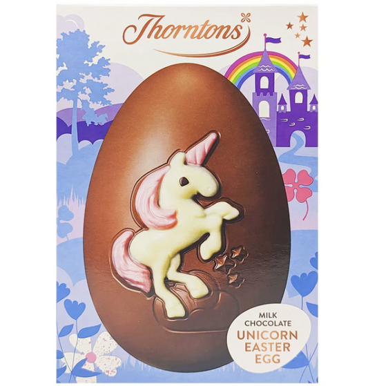 Thorntons Easter Egg Milk Chocolate Unicorn 151g