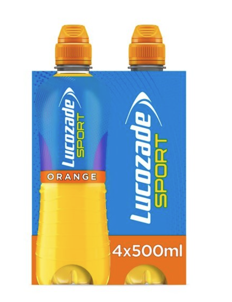 Lucozade Sport Orange Bottle 4pk (4x500ml)