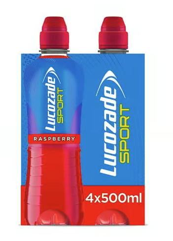 Lucozade Sport Raspberry Bottle 4pk (4x500ml)