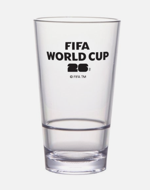 FIFA 2026 World Cup 16 Ounce Plastic Pint Glass