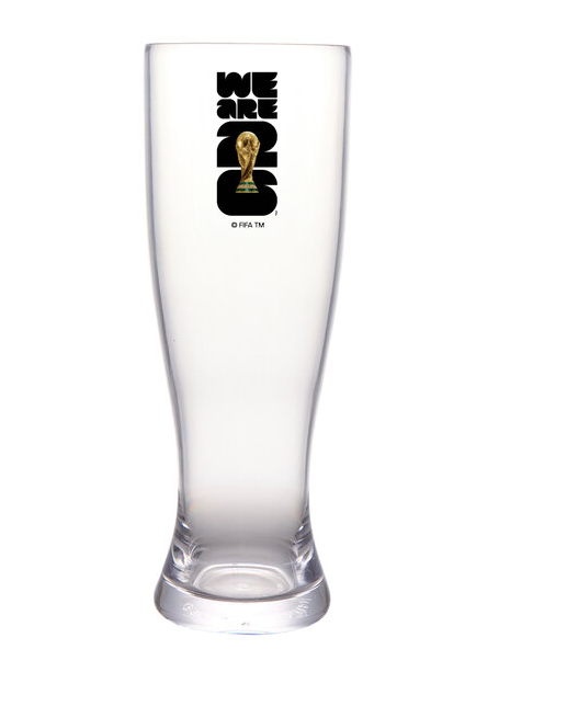 FIFA 2026 World Cup 22 Ounce Plastic Pilsner Glass