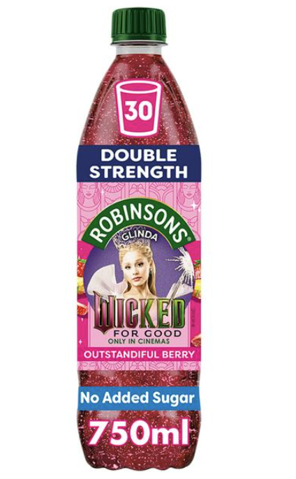 Robinsons Outstandiful Berry Double Strength Wicked For Good 750ml (Glinda)