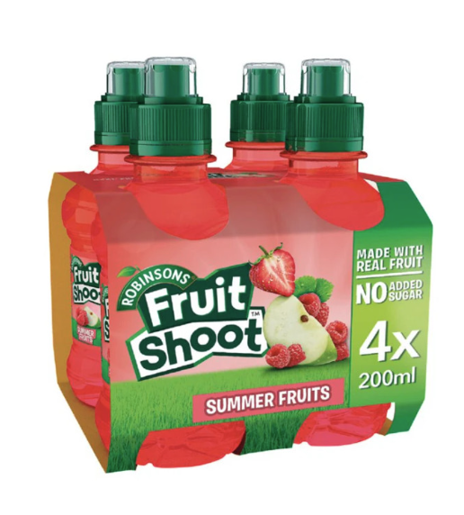 Robinsons Fruit Shoot Summer Fruits 4pk (4x200ml)