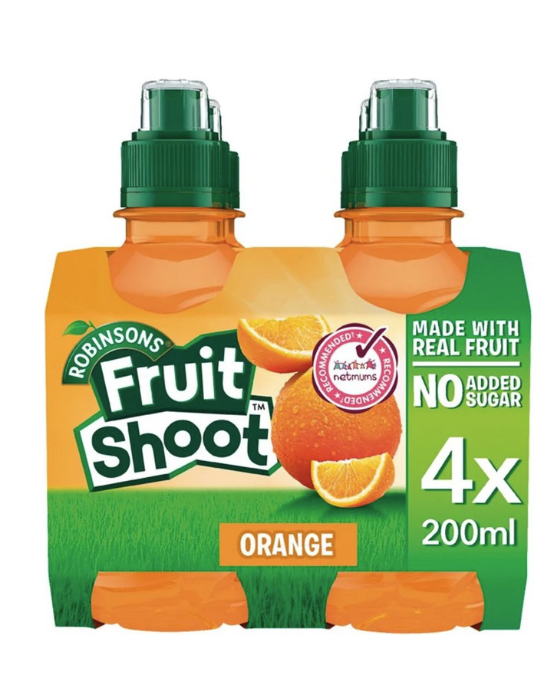 Robinsons Fruit Shoot Orange 4pk (4x200ml)