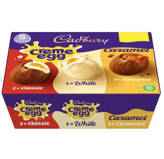 Cadbury Mixed Creme Egg Chocolate 5pk 200g