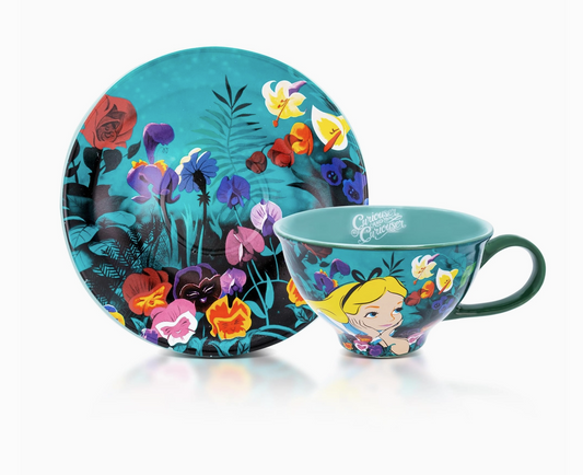 Disney's Alice in Wonderland Tea Cup with Saucer (12oz)