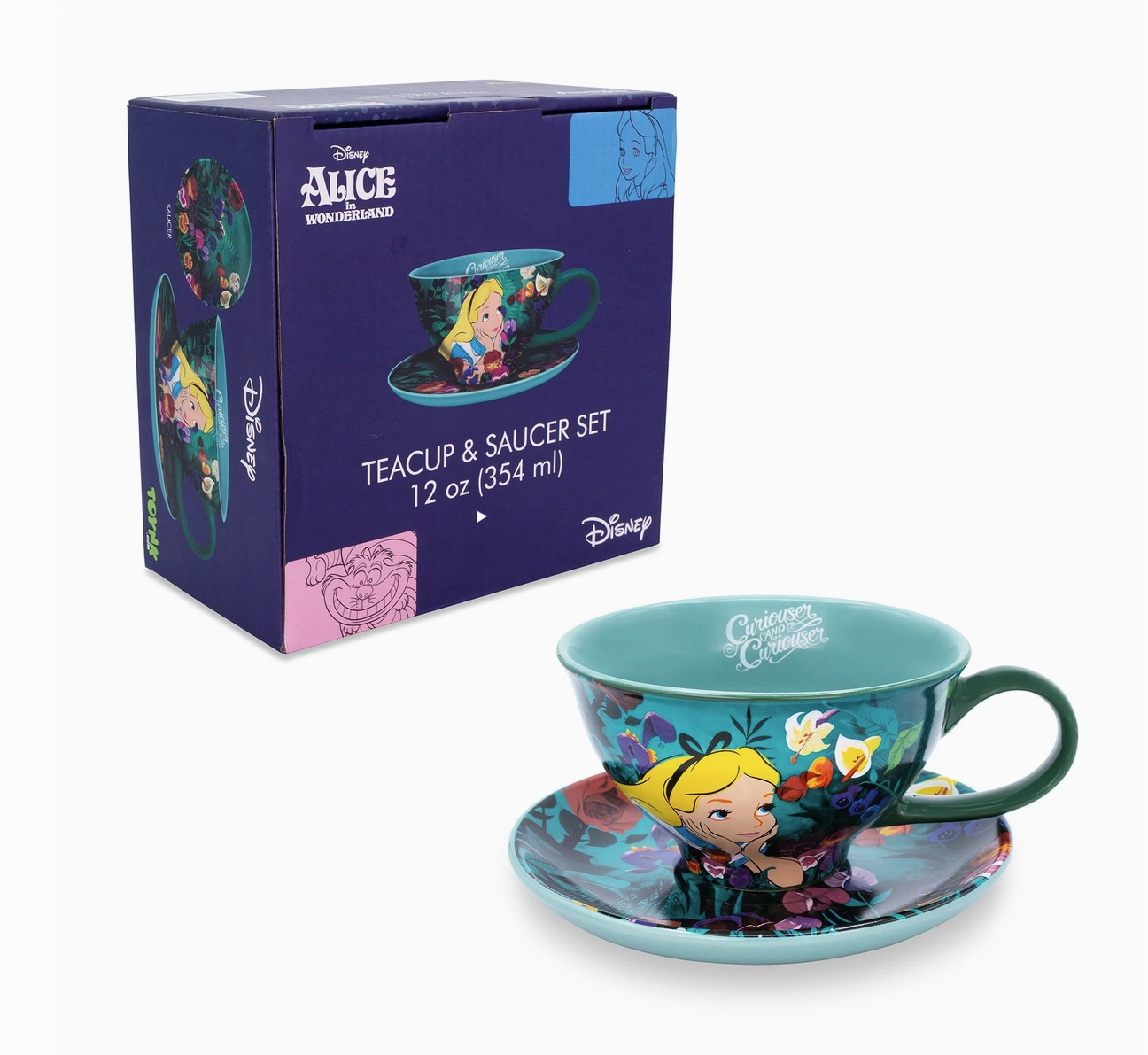 Disney's Alice in Wonderland Tea Cup with Saucer (12oz)