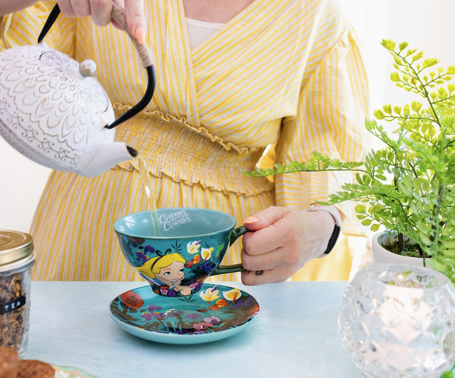 Disney's Alice in Wonderland Tea Cup with Saucer (12oz)
