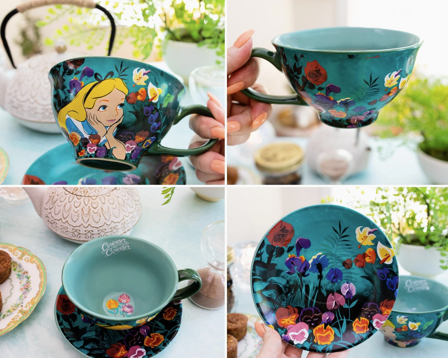 Disney's Alice in Wonderland Tea Cup with Saucer (12oz)