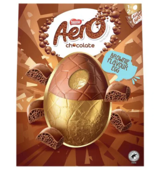 Nestle Aero Brownie Flavour Egg 222g