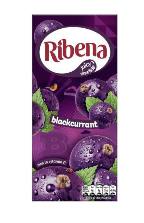 Ribena Blackcurrant Ready to Drink 1L Carton
