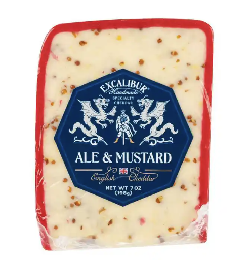 Excalibur Dragon Slayer Ale & Mustard Seed Cheddar 7oz