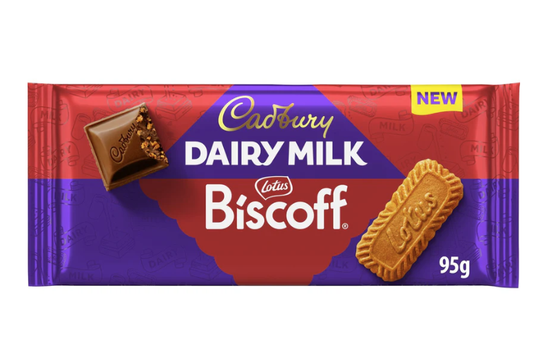 Cadbury Dairy Milk Biscoff Chocolate Bar 95g