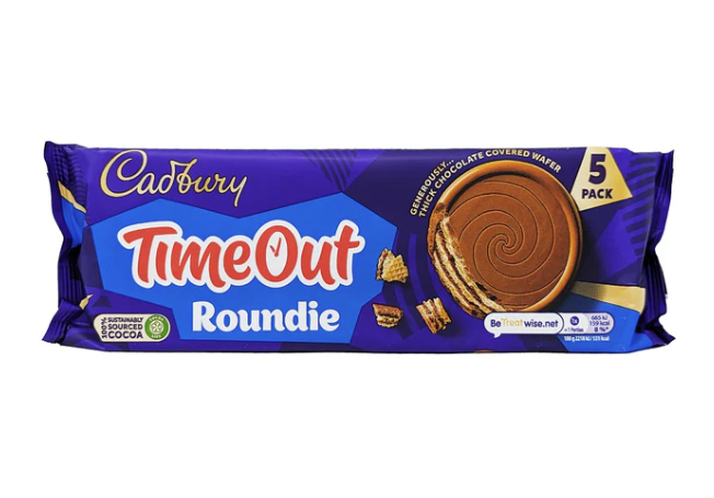 Cadbury Timeout Roundie 5pk 150g
