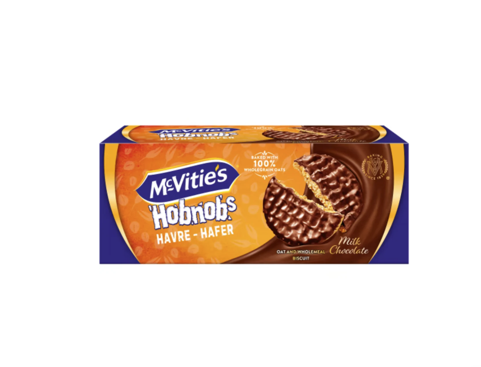 McVities Hobnobs Milk Chocolate 300g