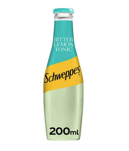 Schweppes Bitter Lemon Glass Bottle 200ml