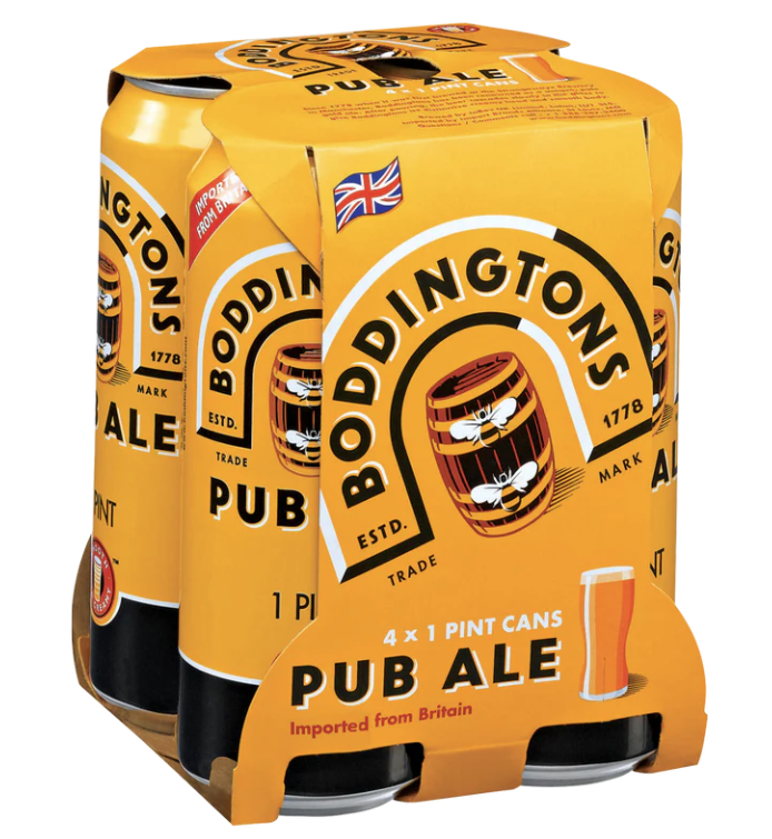 Boddington Pub Ale 4pk 16oz Cans
