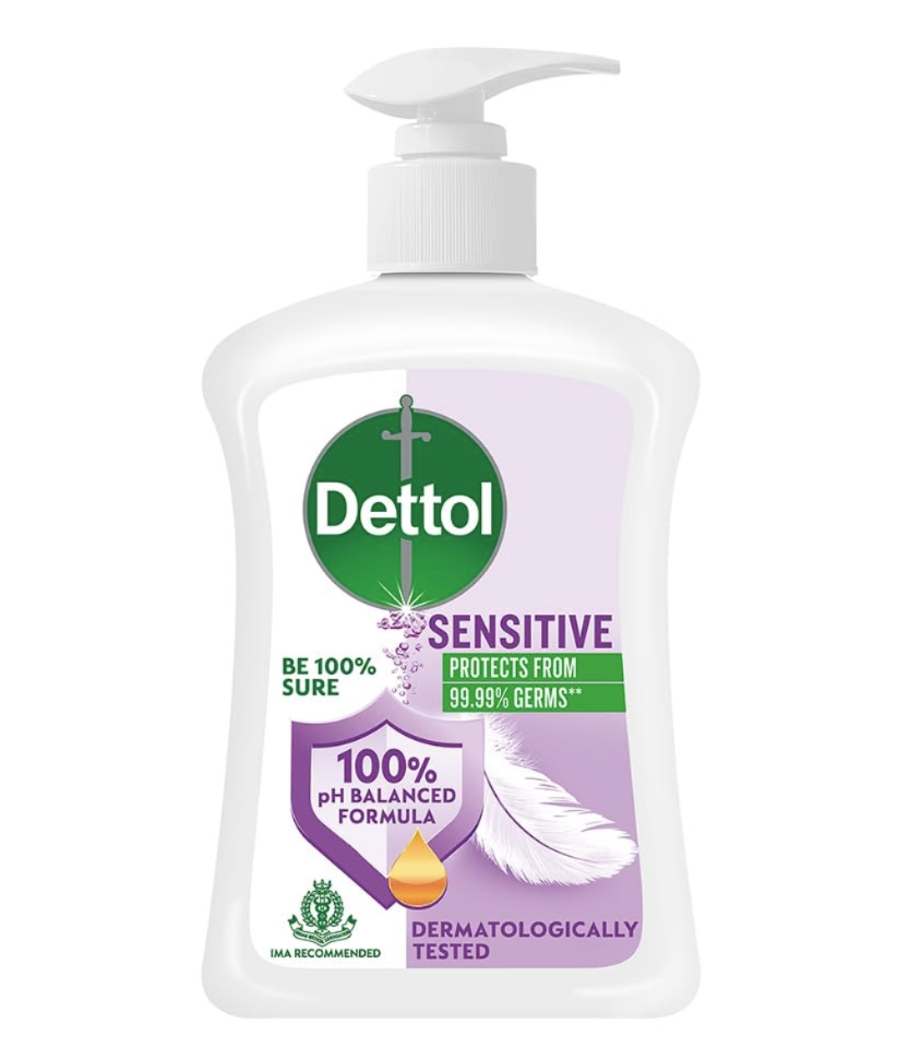 Dettol Sensitive Hand Wash with Value Refill bundle imported from the UK