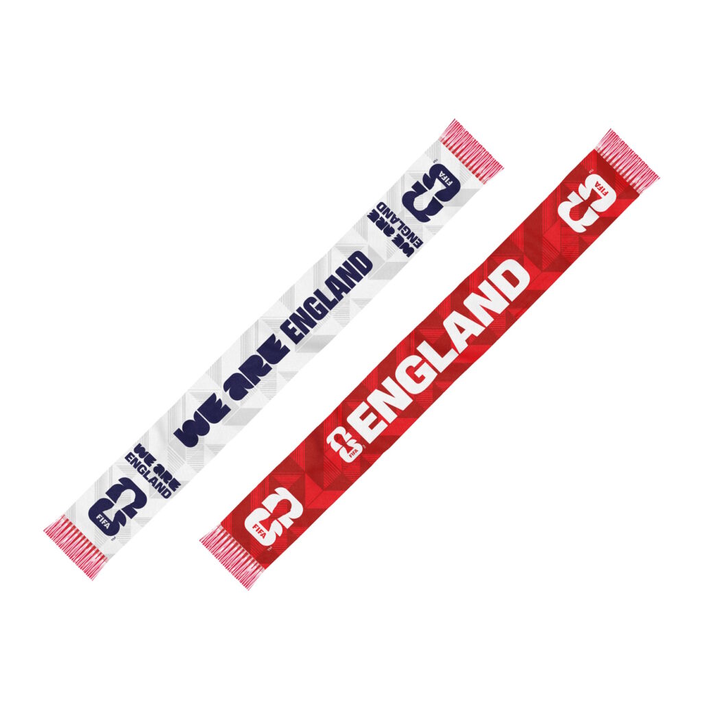 ENGLAND – FIFA WORLD CUP DOUBLE-SIDED PRINTED SCARF