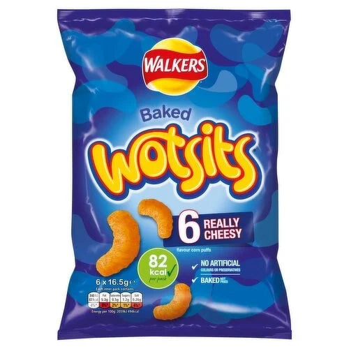 Walkers Wotsits Cheese 6 Pack