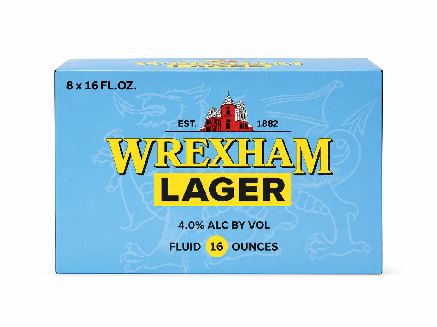 Wrexham Lager 8pk 16oz Cans