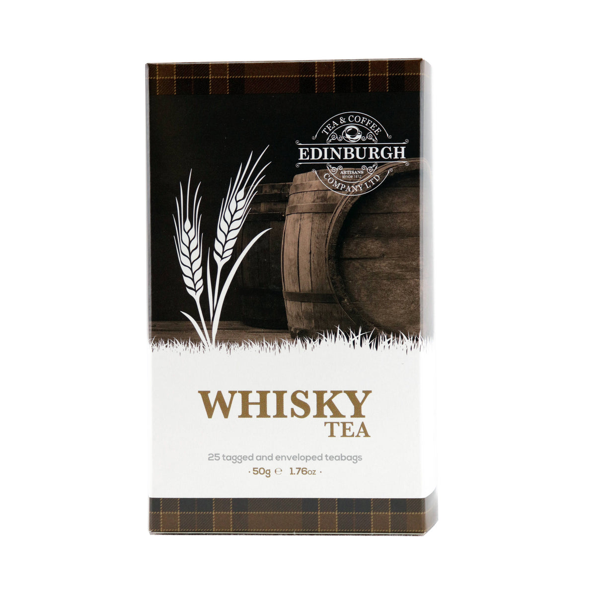 Edinburgh Tea & Coffee Co. Whisky Flavoured Black Tea Bags 25ct