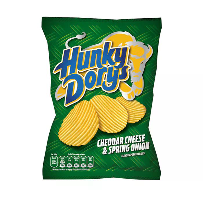 Taytos Hunky Dorys Chedder Cheese & Spring Onion Crisps 37g
