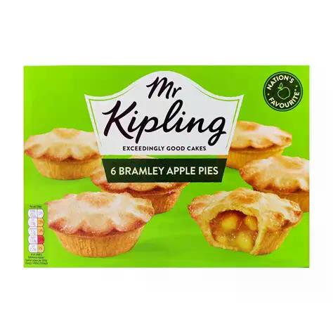 Mr Kipling 6 Bramley Apple Pies