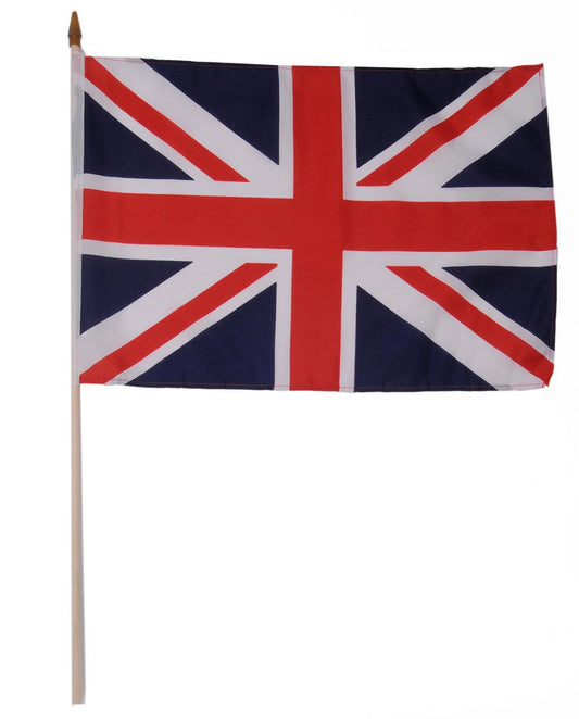 Union Jack 12"x18" Stick Flag