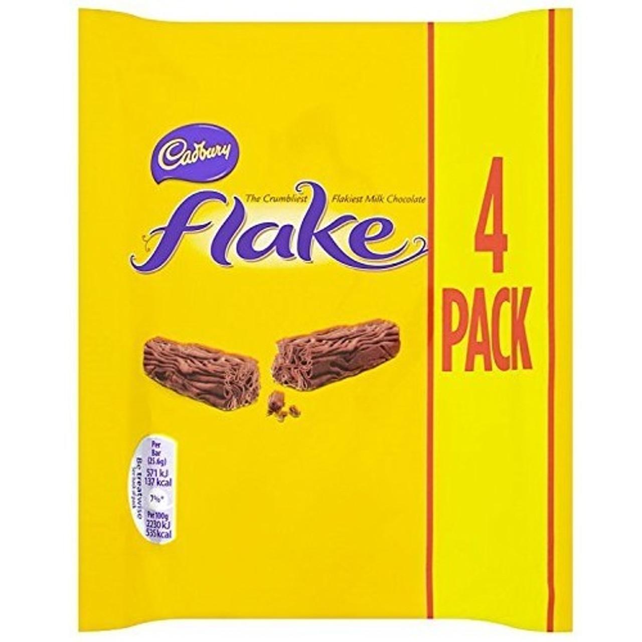 Cadbury Flake Bar 4 Pack 80g