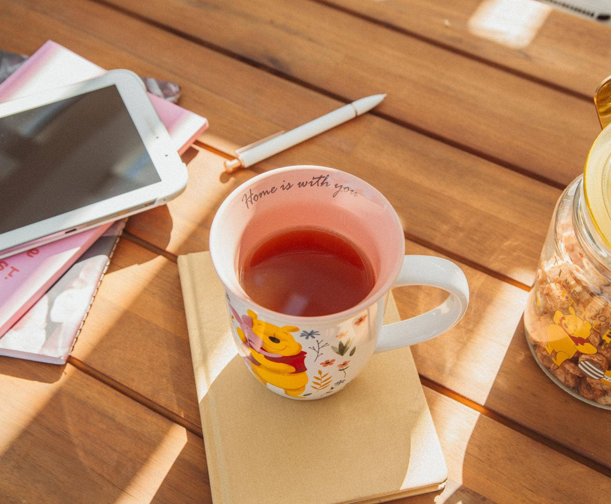 Winnie the Pooh and Piglet 16oz Wide Rim Mug, Disney Pooh and Piglet mug, large ceramic tea and coffee mug, Winnie the Pooh gift