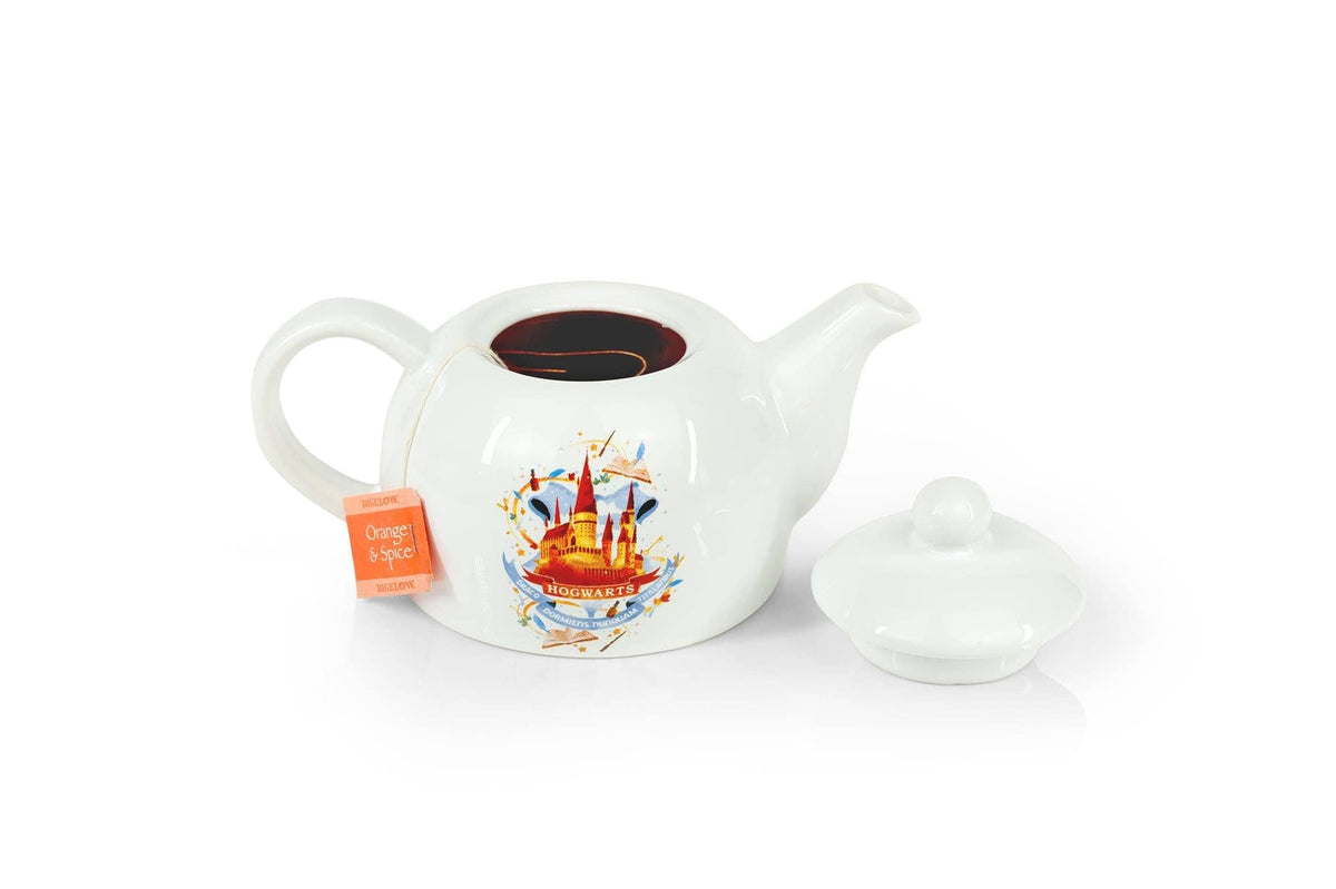 Harry Potter Hogwarts Mini Porcelain Teapot 5oz, Hogwarts collectible teapot, Harry Potter Christmas gift, Wizarding World tea accessory