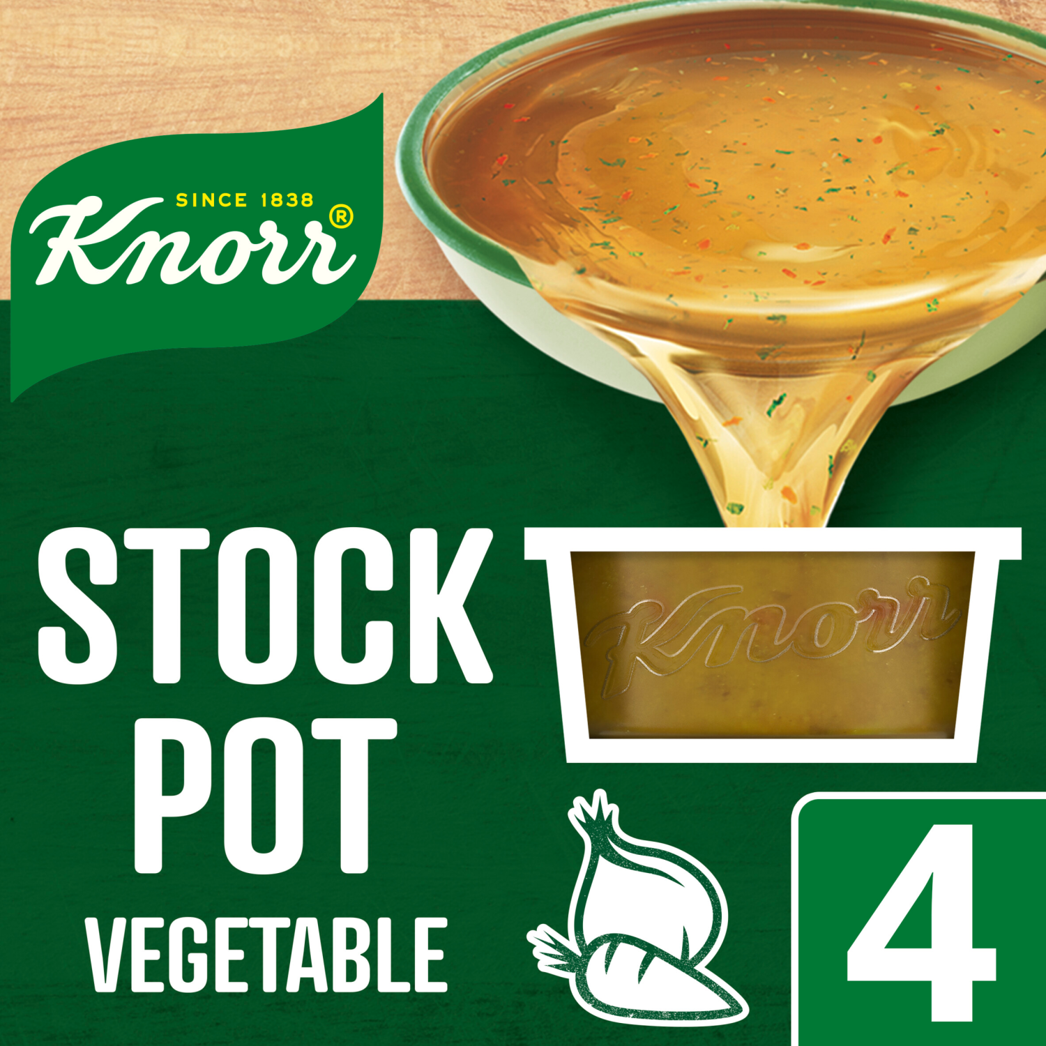 Knorr Vegetable Stock Pot 4 X 28 G