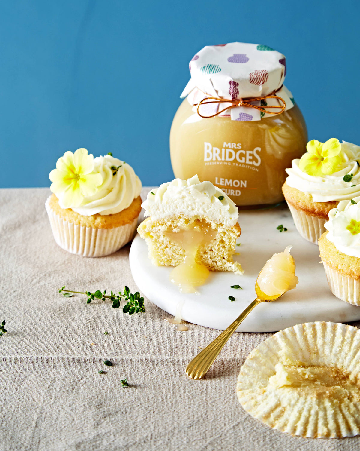 Mrs Bridges Lemon Curd with Real Butter 12oz jar