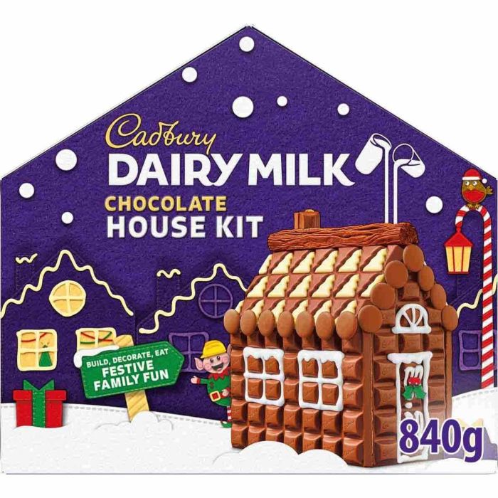Cadbury Dairy Milk Chocolate Christmas House Kit 840g